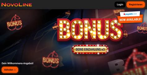 NOVOLINE Casino Bonuses .
